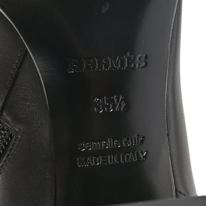 Hermes Calfskin Saint Germain Ankle Boots 35.5 Black 6 of 8