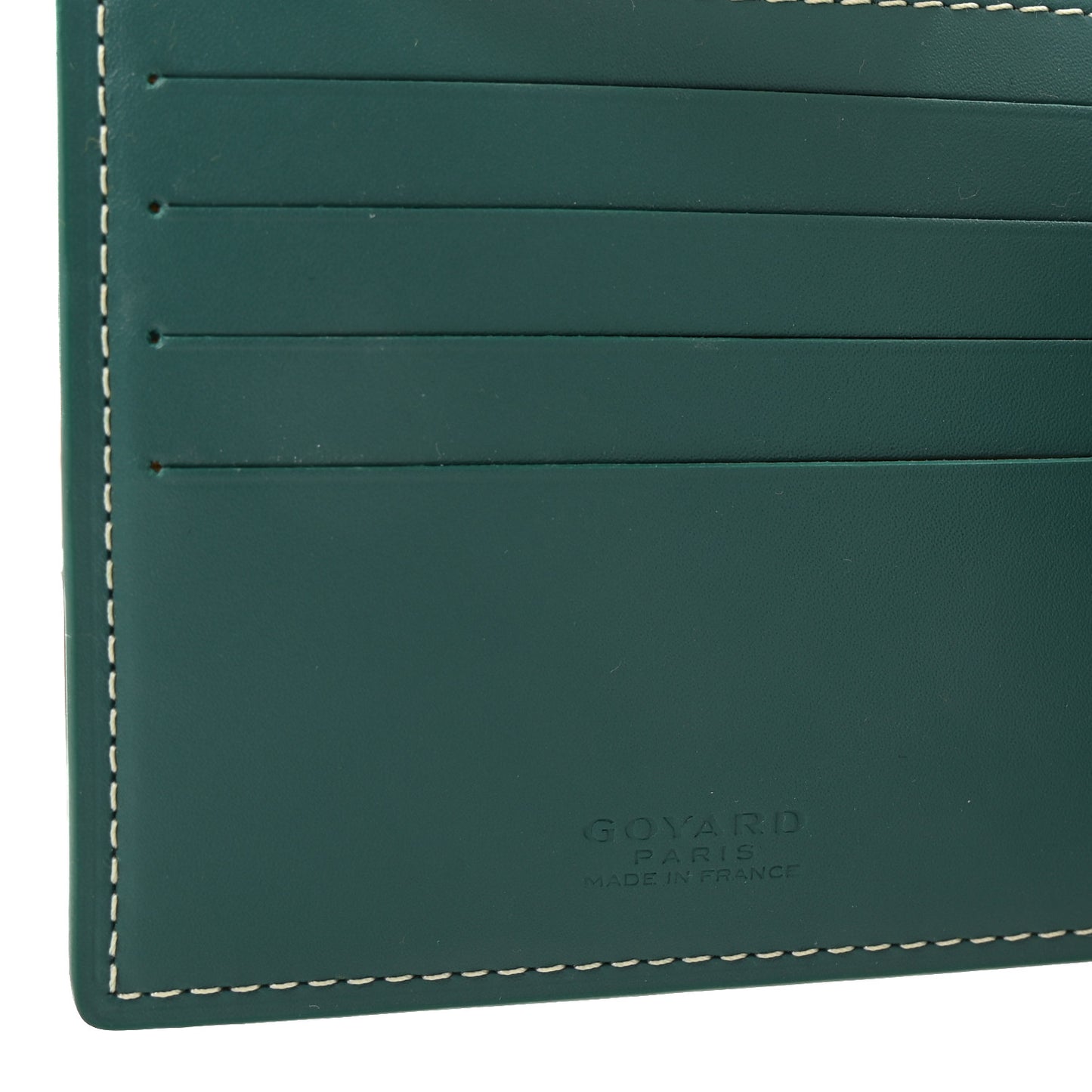 Goyardine Bi-Fold Victoire PM Wallet Green