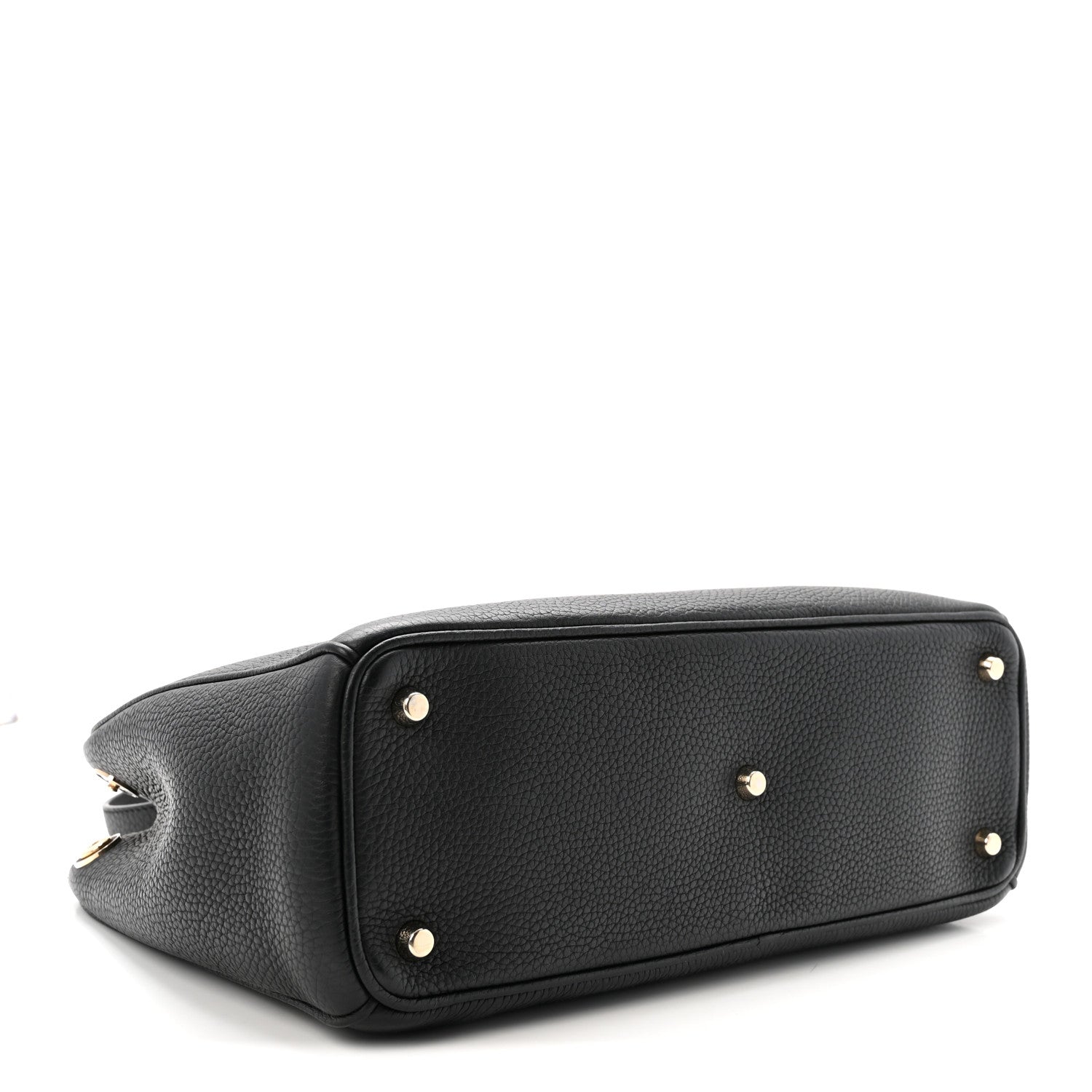 Christian Dior Bullcalf Medium Diorissimo Tote Black Rose Indien 5 of 11