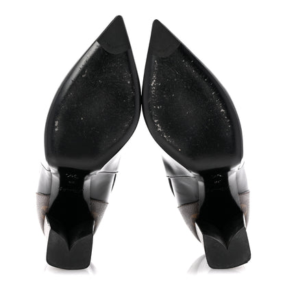 Louis Vuitton Calfskin Monogram Matchmake Low Boots 38 Black 6 of 11