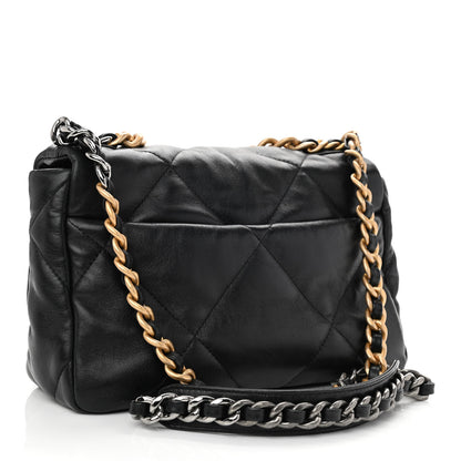 Chanel Lambskin Quilted Medium Chanel 19 Flap Black 3 of 12