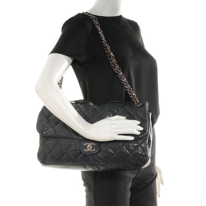 Chanel Iridescent Calfskin In The Mix Jumbo Flap Black 2 of 7