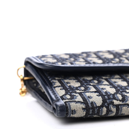 Christian Dior Oblique 30 Montaigne Chain Pouch Blue 7 of 8