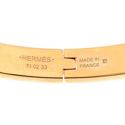 Hermes Enamel Mini Clic Chaine d'Ancre Bracelet GM Gris 4 of 5