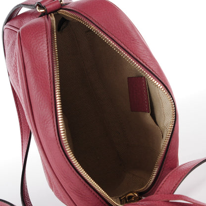 Gucci Pebbled Calfskin Small Soho Disco Bag Rose 5 of 7