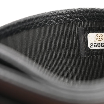 Chanel Grained Calfskin CC Card Holder Black 8 of 11