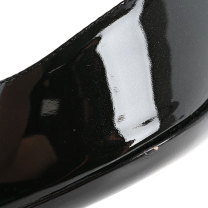 Prada Vernice Metal Pumps 37 Black 11 of 12