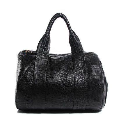 Alexander Wang Pebbled Lambskin Rocco Black Antique Brass Hardware 1 of 6