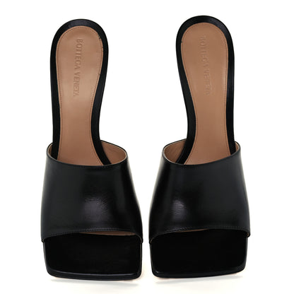 Bottega Veneta Lambskin Stretch Mule Sandals 39.5 Black 6 of 9