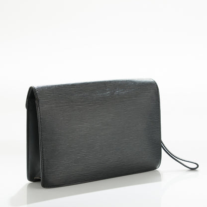 Louis Vuitton Epi Pochette Sellier Dragonne Clutch Black 3 of 6