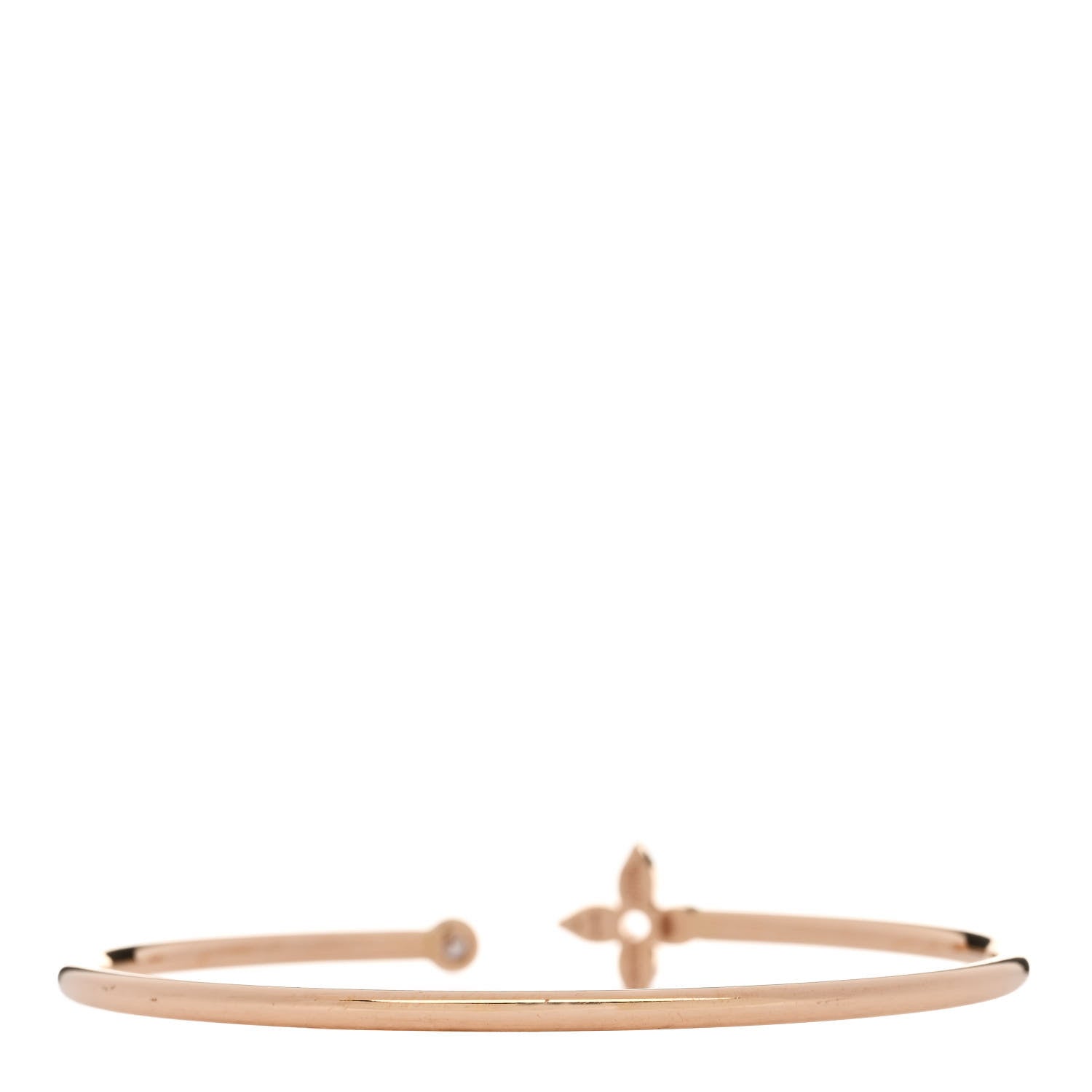 Louis Vuitton 18K Pink Gold Diamond Idylle Blossom Twist Bracelet 2 of 3