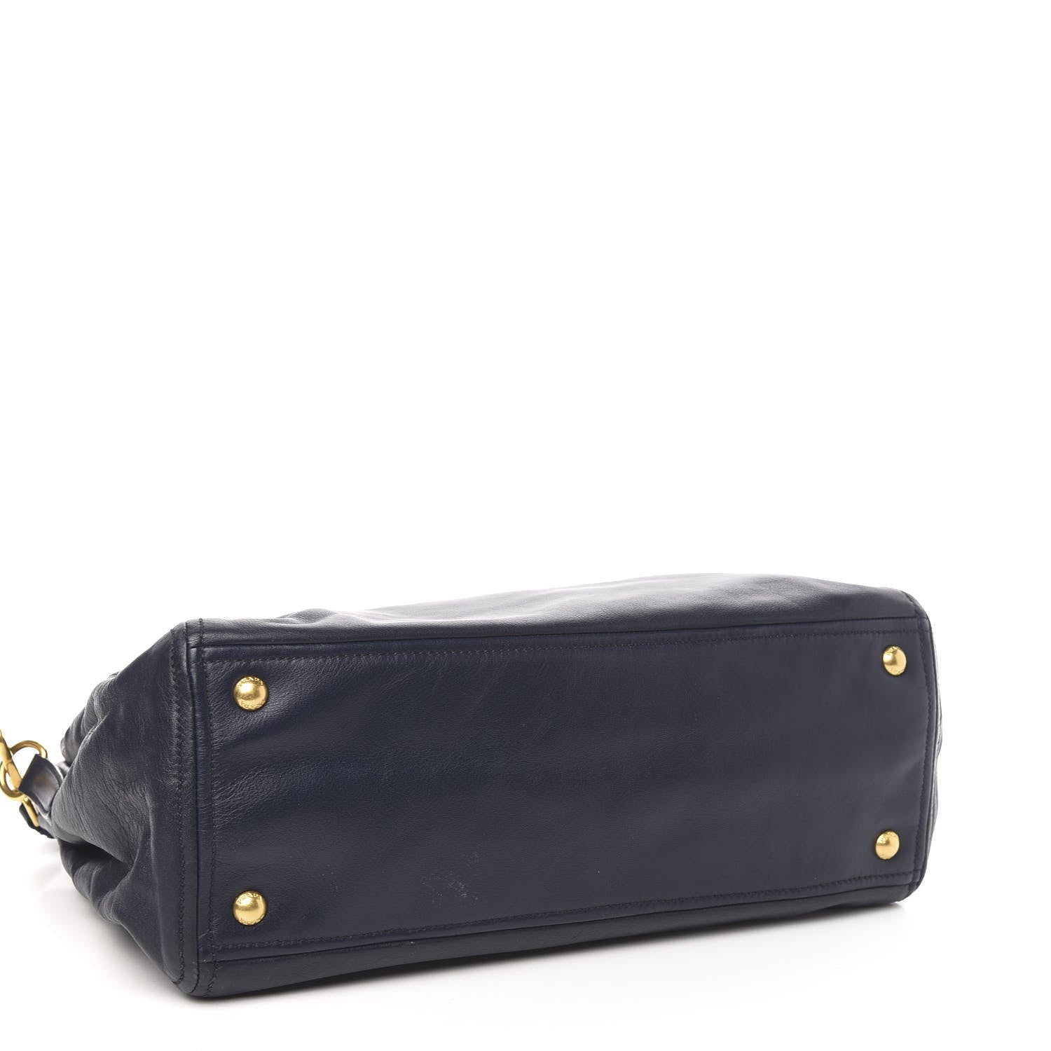 Prada Soft Calfskin Double Zip Shoulder Bag Baltico 5 of 11