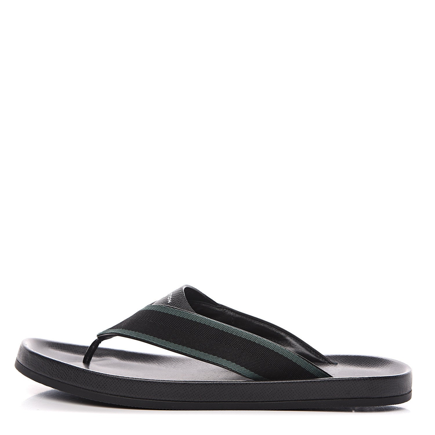 Louis Vuitton Taiga Mens Thong Sandals 10.5 Navy 1 of 8