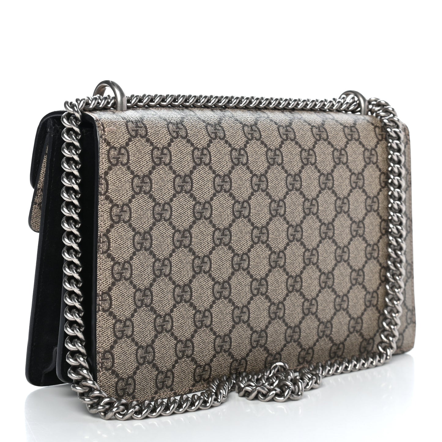 GG Supreme Monogram Small Dionysus Shoulder Bag Black