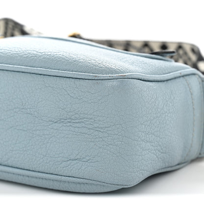 Miu Miu Madras Jacquard Camera Bag Lago 9 of 13