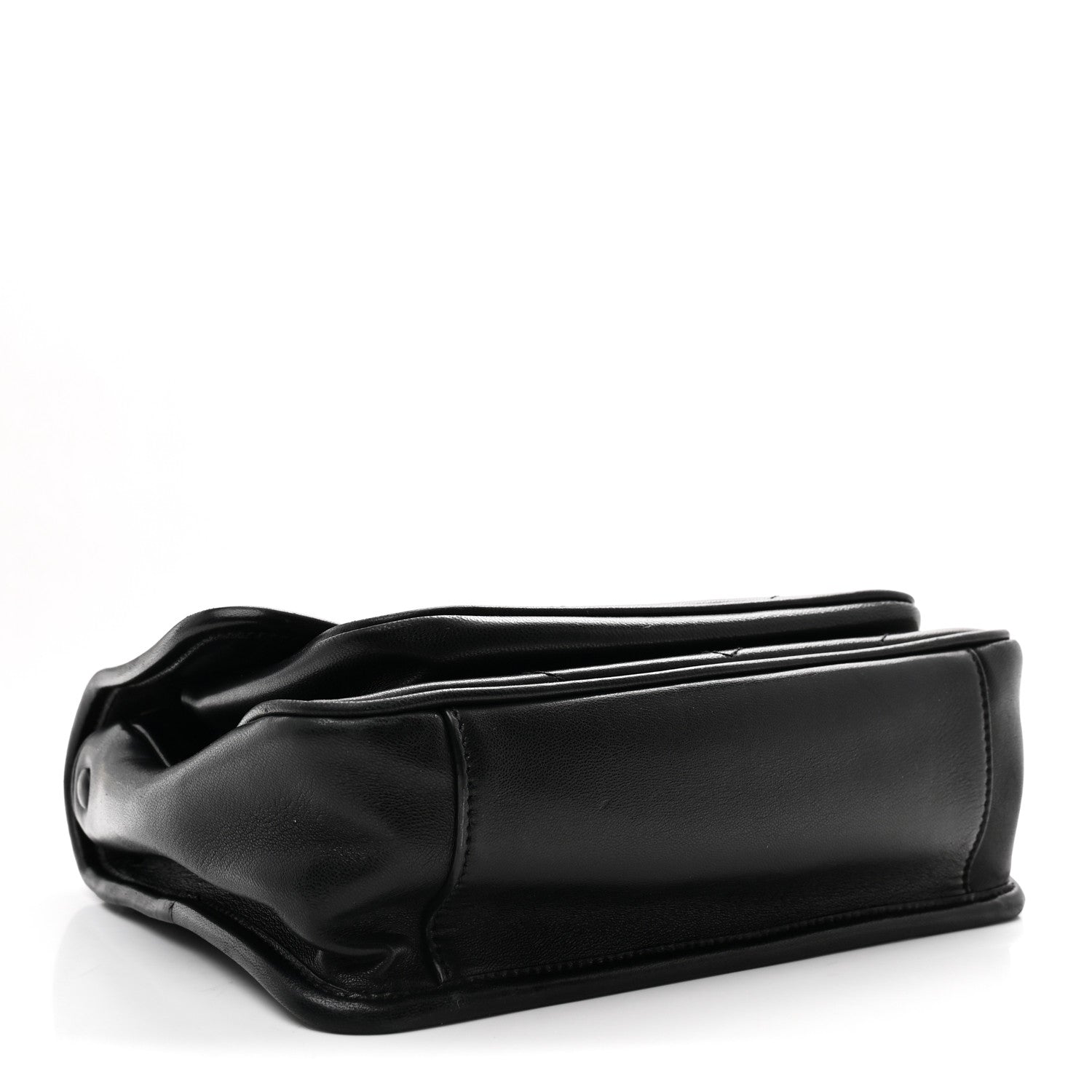 Saint Laurent Lambskin Matelasse Monogram Baby Niki Chain Satchel Black 3 of 9