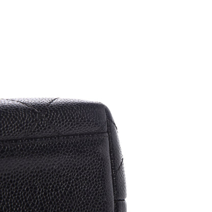 Chanel Caviar Quilted Jumbo Kelly Flap Black 11 of 14