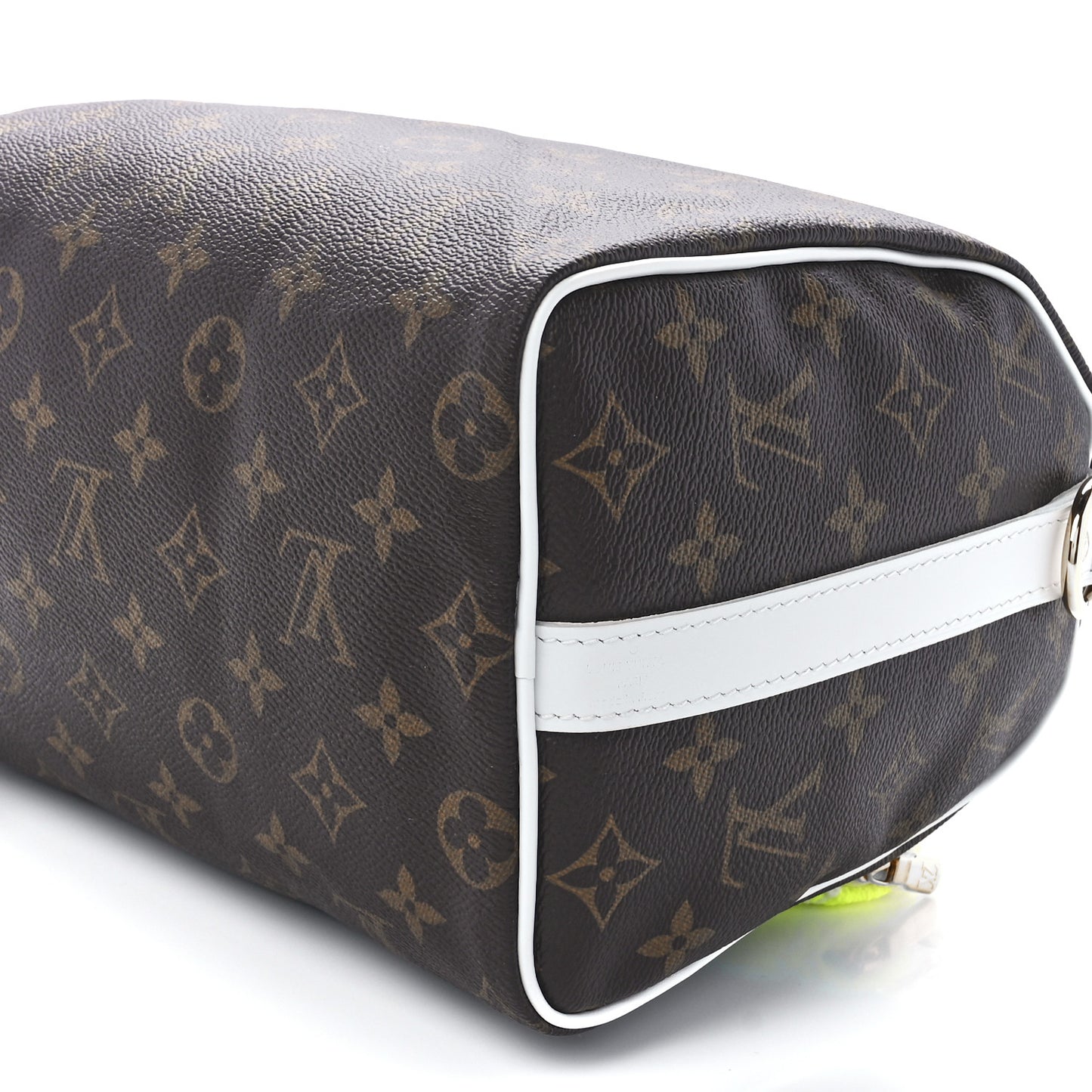 Monogram LV Match Speedy Bandouliere 25 White