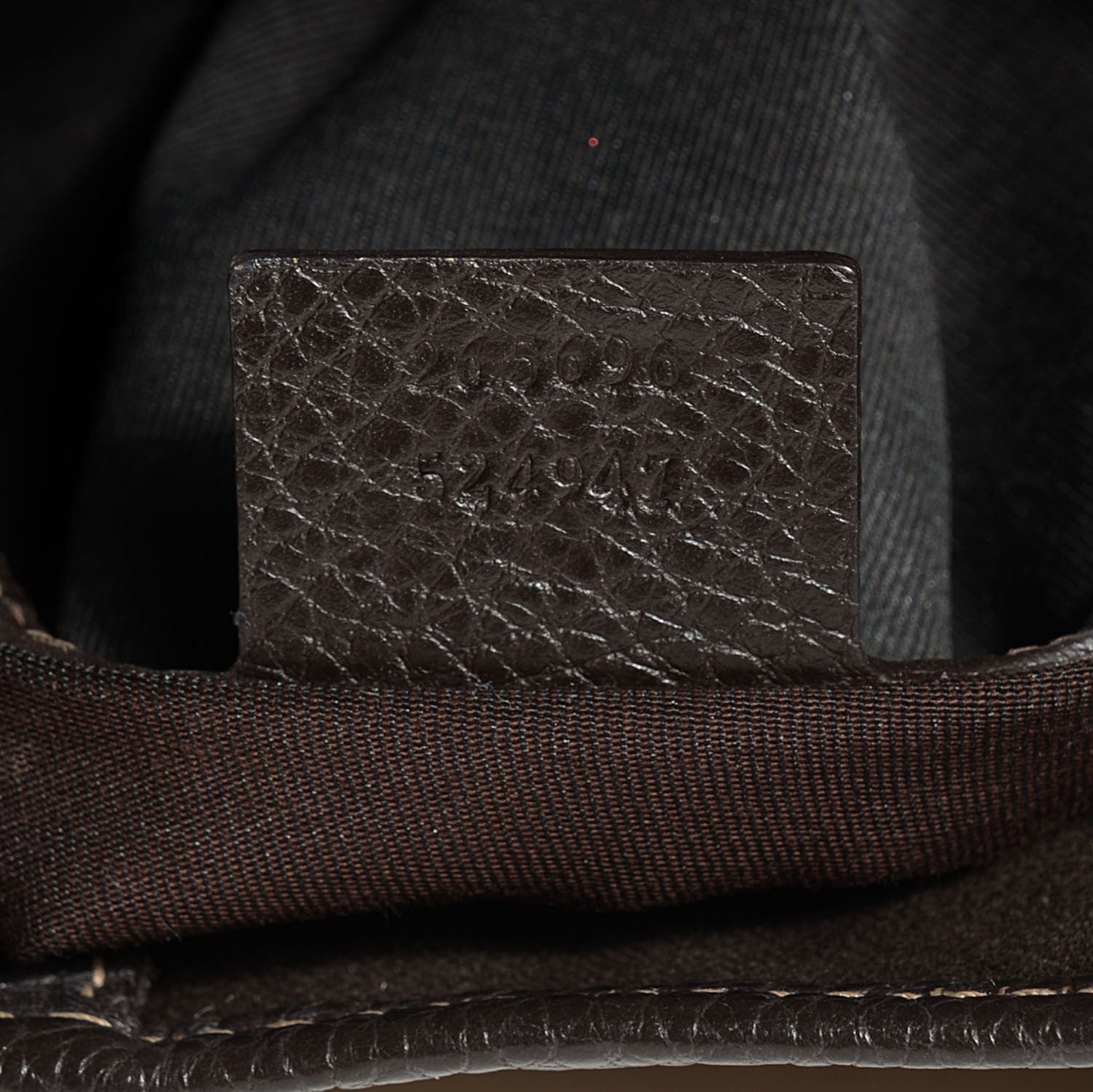 Gucci Crystal Monogram Large Joy Tote Beige Ebony Testa di Moro 7 of 7