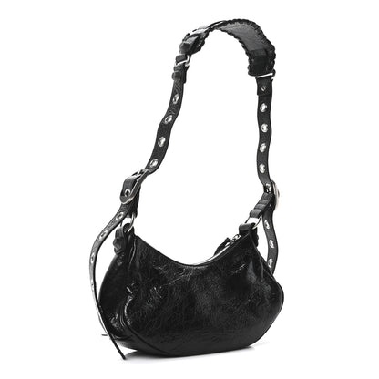 Balenciaga Agneau Arena Le Cagole Shoulder Bag XS Black Black 5 of 11