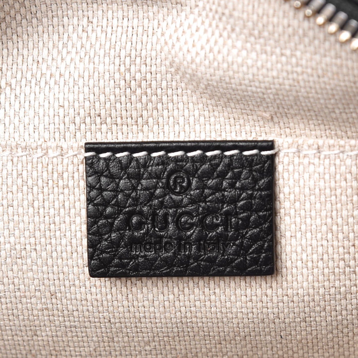 Pebbled Calfskin Small Soho Disco Bag Black