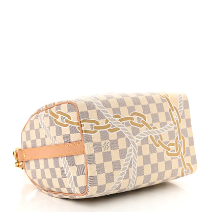 Louis Vuitton Damier Azur Nautical Speedy Bandouliere 25 4 of 9