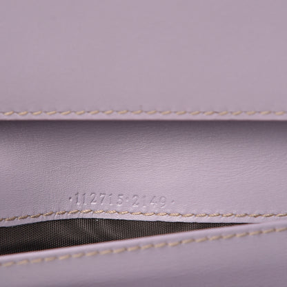 Gucci Guccissima Metal Bar Continental Wallet Lavender 7 of 7