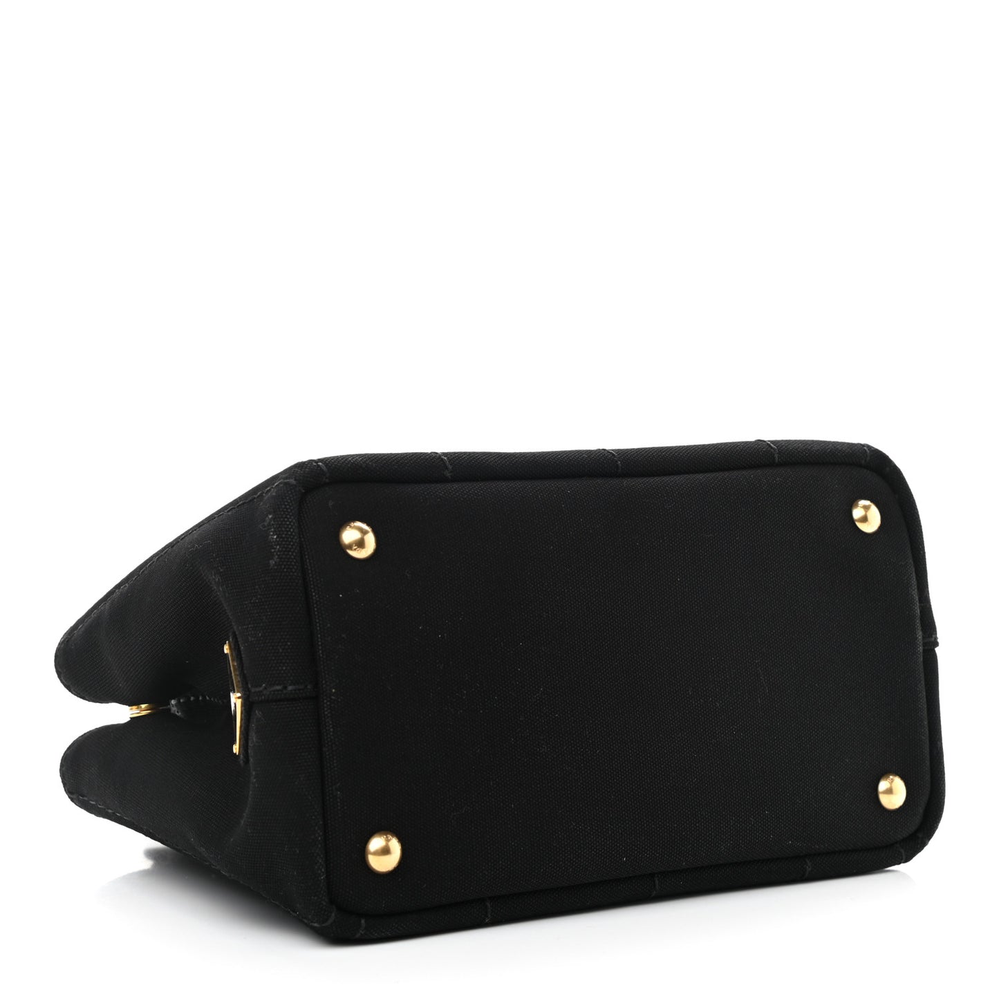 Canapa Small Logo Tote Black Talco
