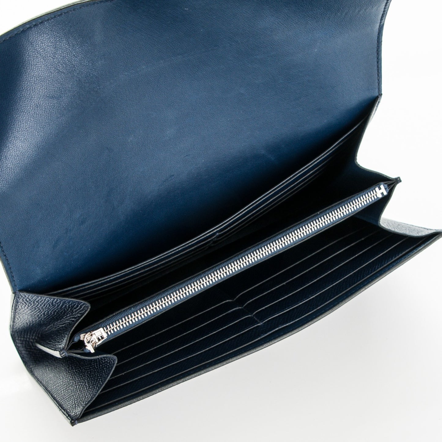 Epsom Constance Long Wallet Bleu Saphir
