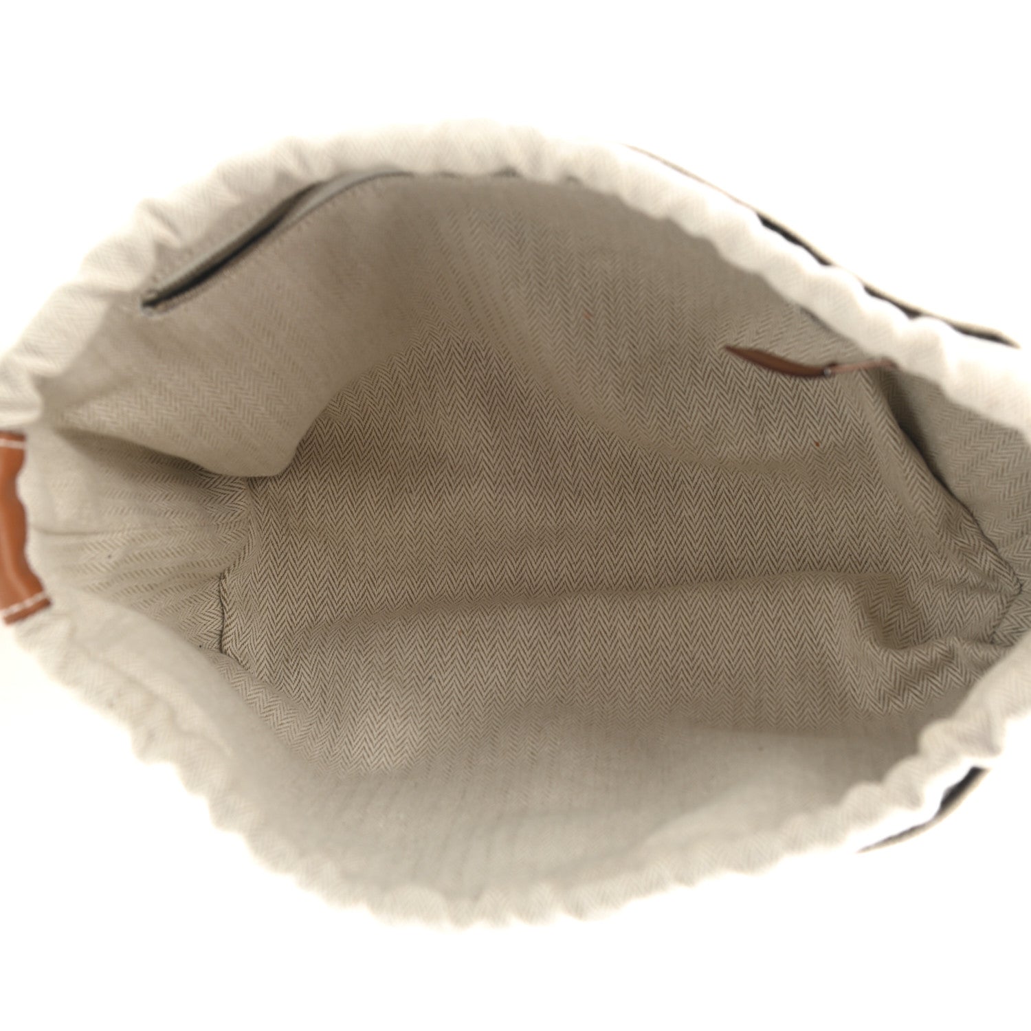 Hermes Canvas Barenia Fourbi 20 PM Pouch Naturel Fauve 4 of 9