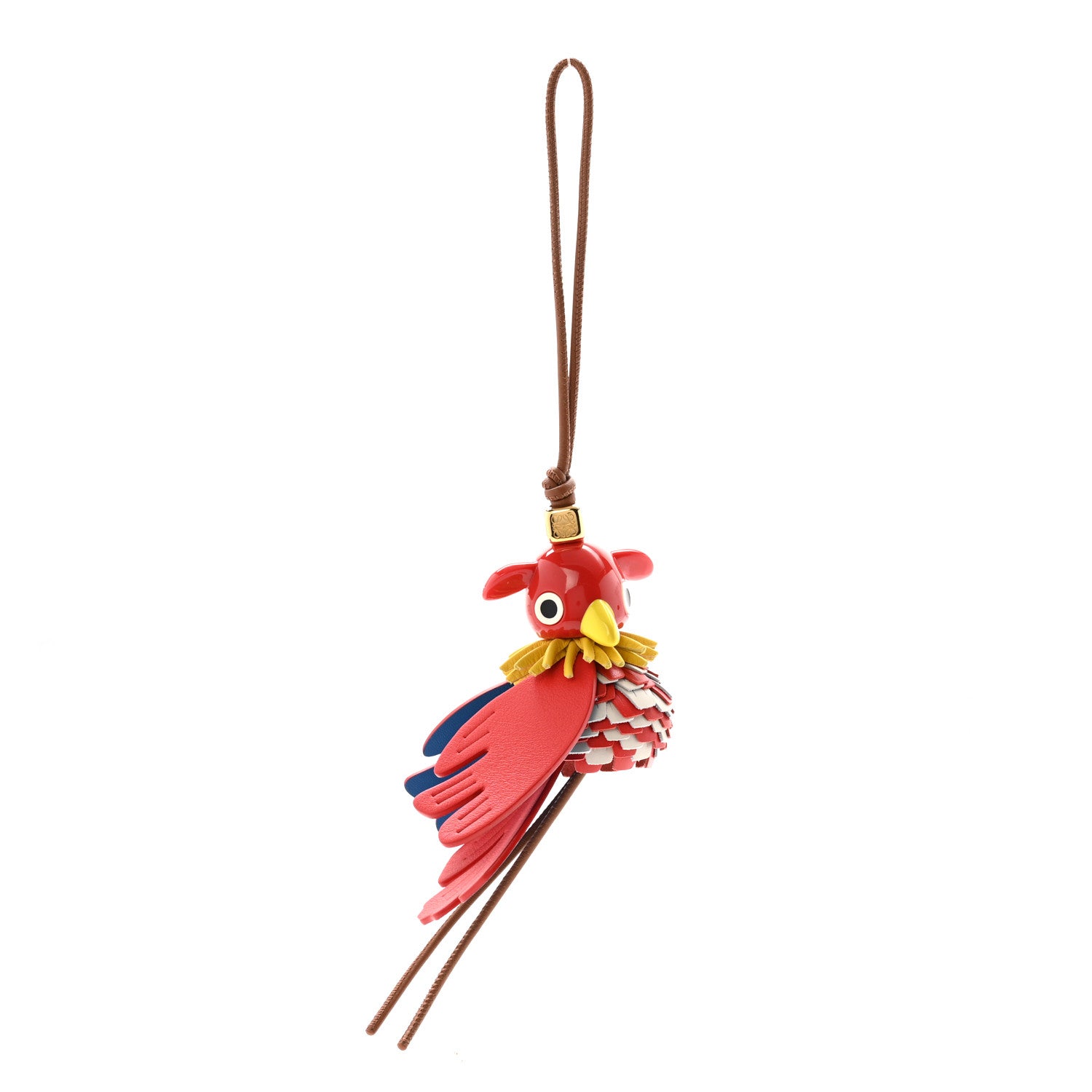 Loewe Calfskin Parrot Charm Red Multicolor 1 of 4