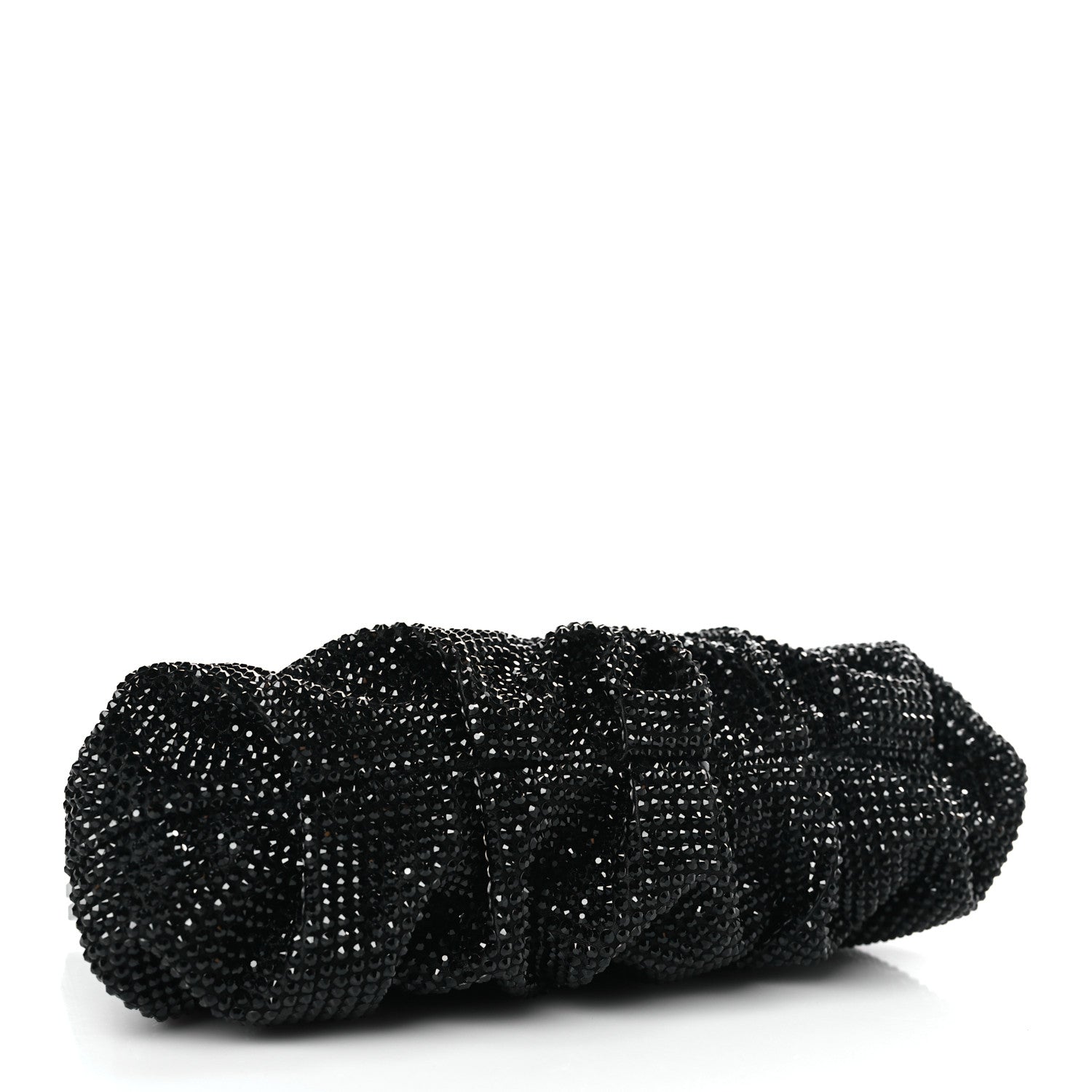 Judith Leiber Satin Swarovski Crystal Natalie Clutch Black 4 of 9