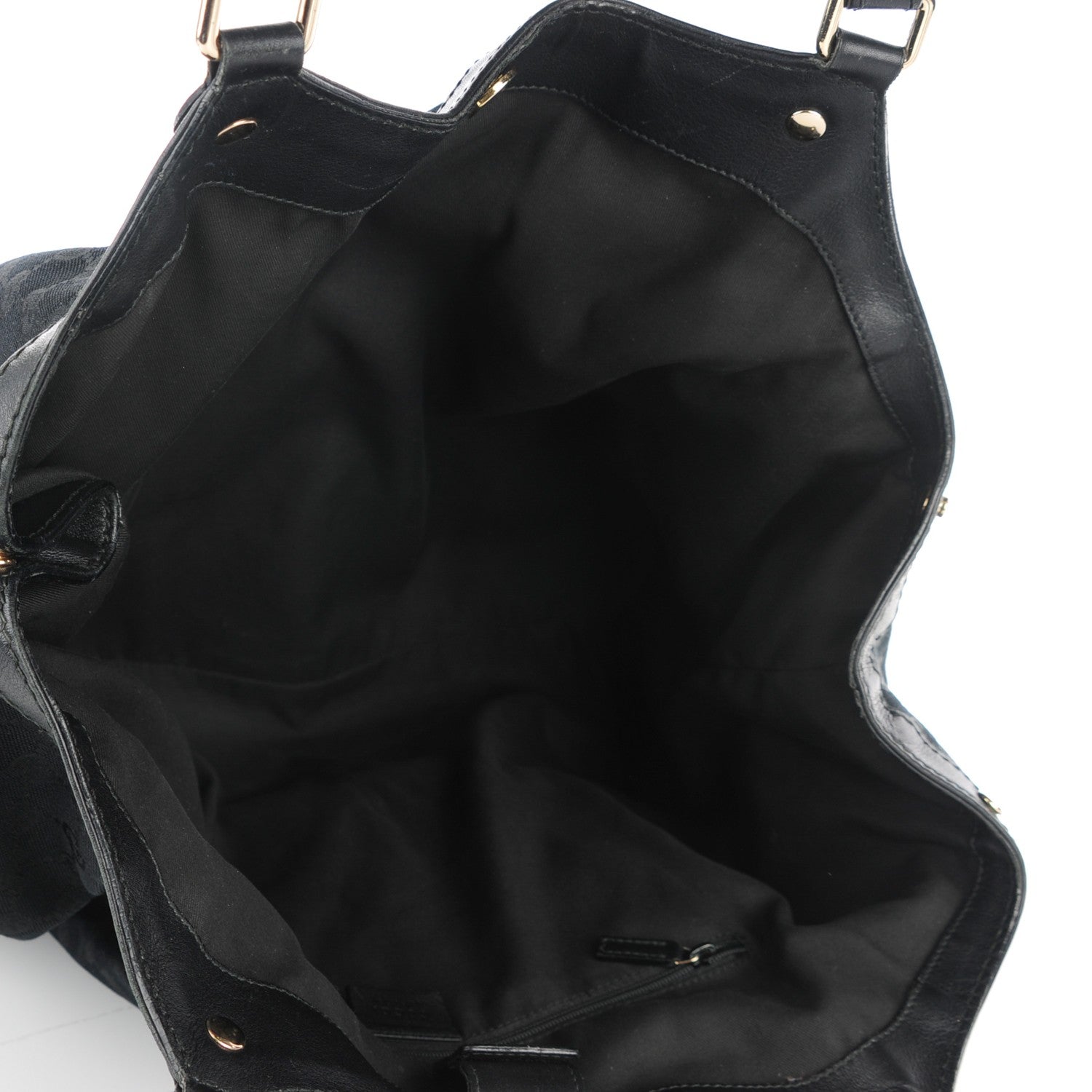 Gucci Monogram Large Sukey Tote Black 5 of 7