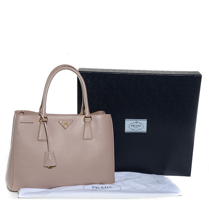 Prada Saffiano Lux Medium Tote Cammeo 4 of 12