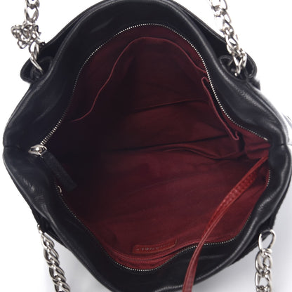 Chanel Caviar Large CC Tuck Tote Black 5 of 10