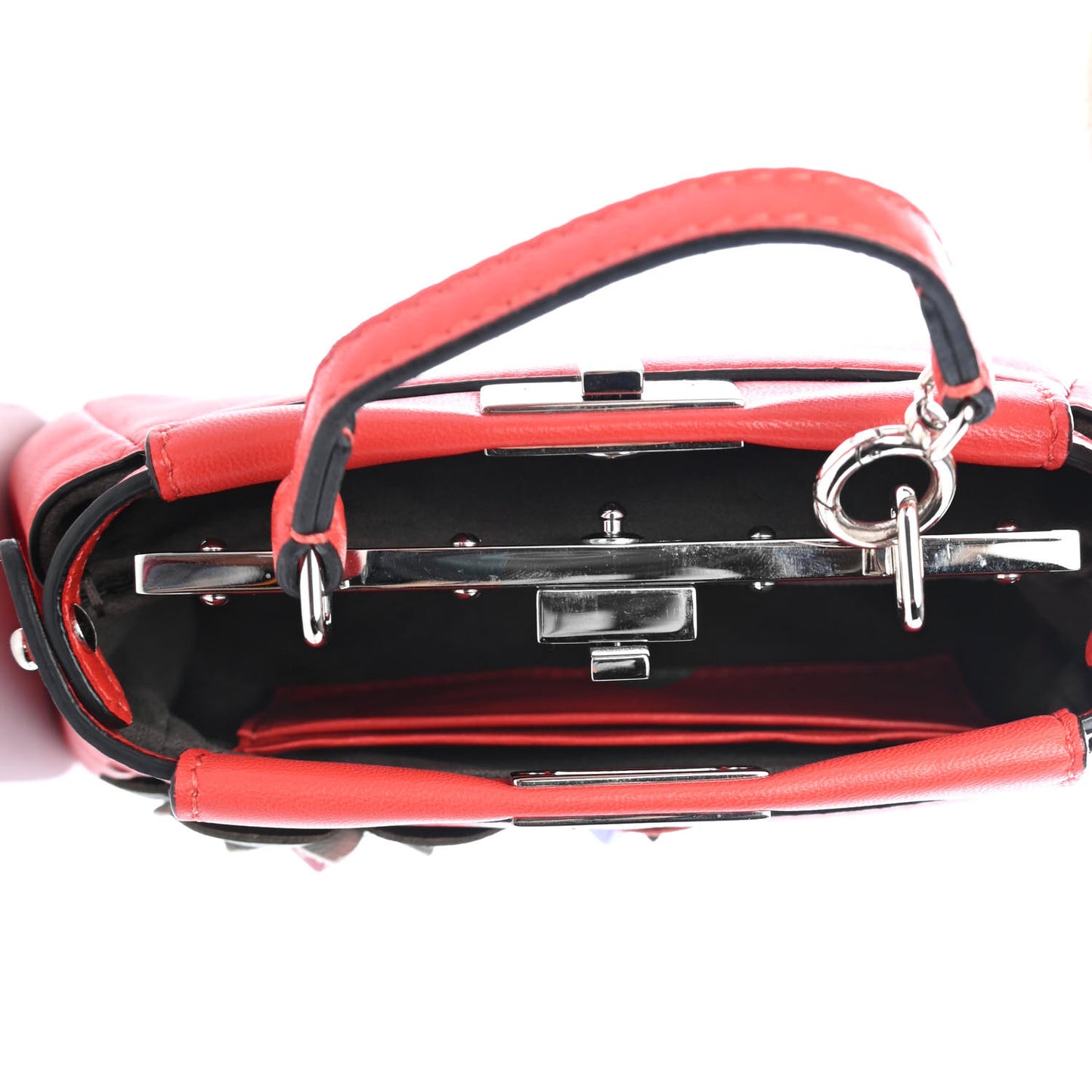 Nappa Flowerland Micro Peekaboo Iconic Satchel Papavero Multicolor