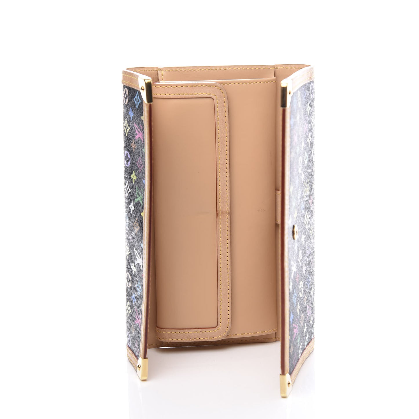 Monogram Multicolor Porte Tresor International Wallet Black