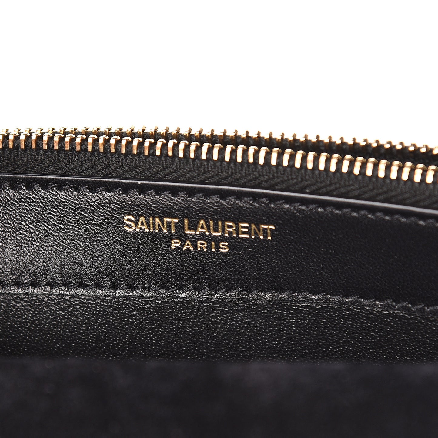 Laminated Calfskin Classic Monogram Kate Tassel Chain Wallet Green