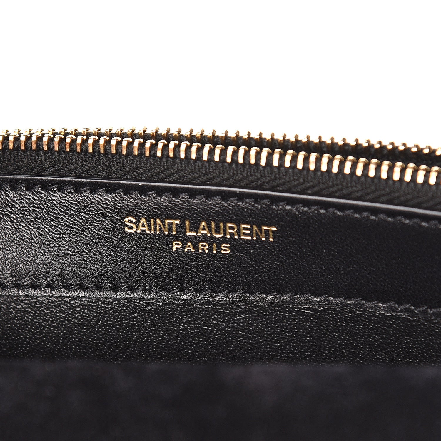 Saint Laurent Laminated Calfskin Classic Monogram Kate Tassel Chain Wallet Green 11 of 12
