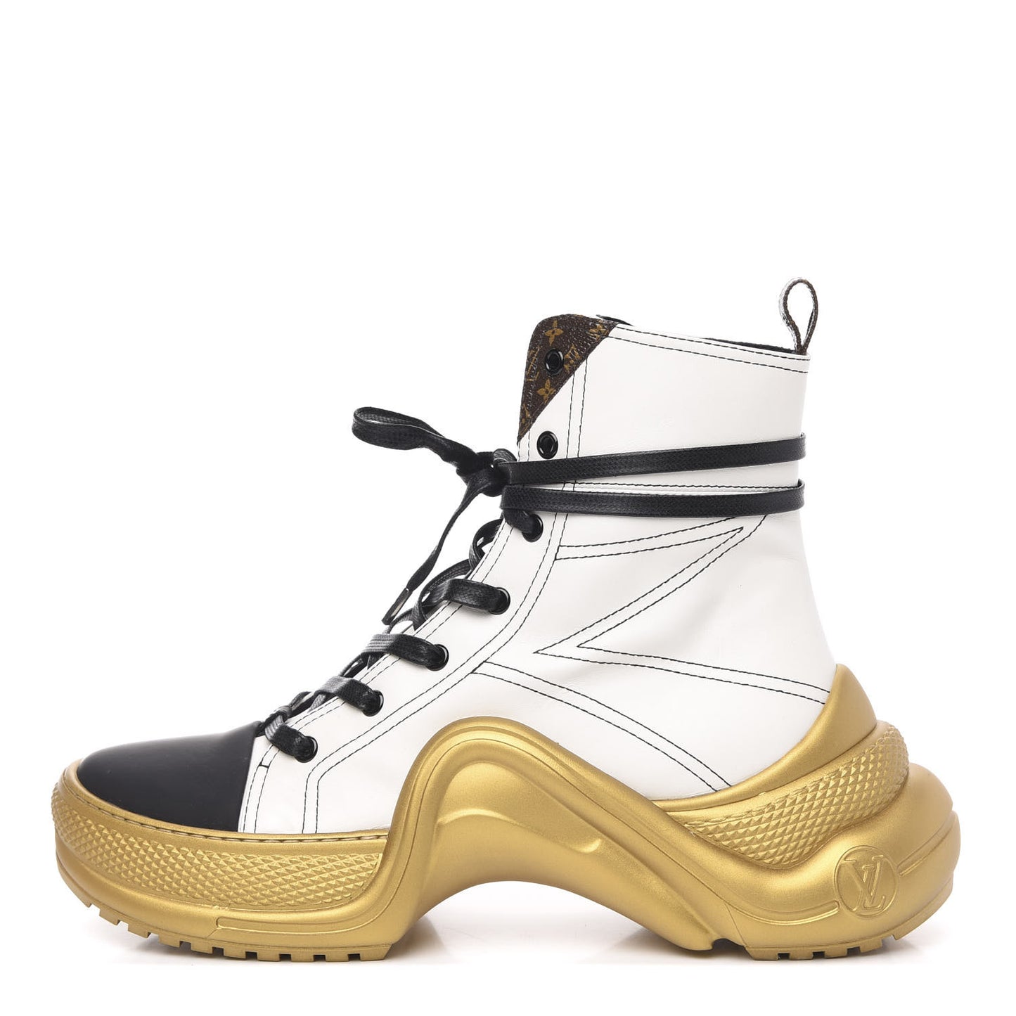 Calfskin LV Archlight Sneaker Boots 41 White