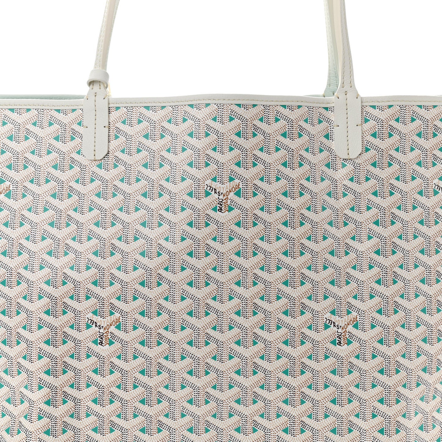 Goyardine Saint Louis Claire Voie GM White Opaline