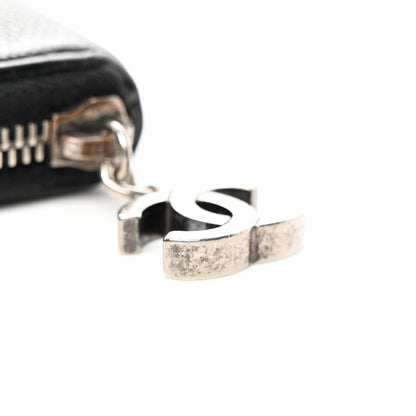 Chanel Caviar Outdoor Ligne Zip Around Wallet Black 15 of 18