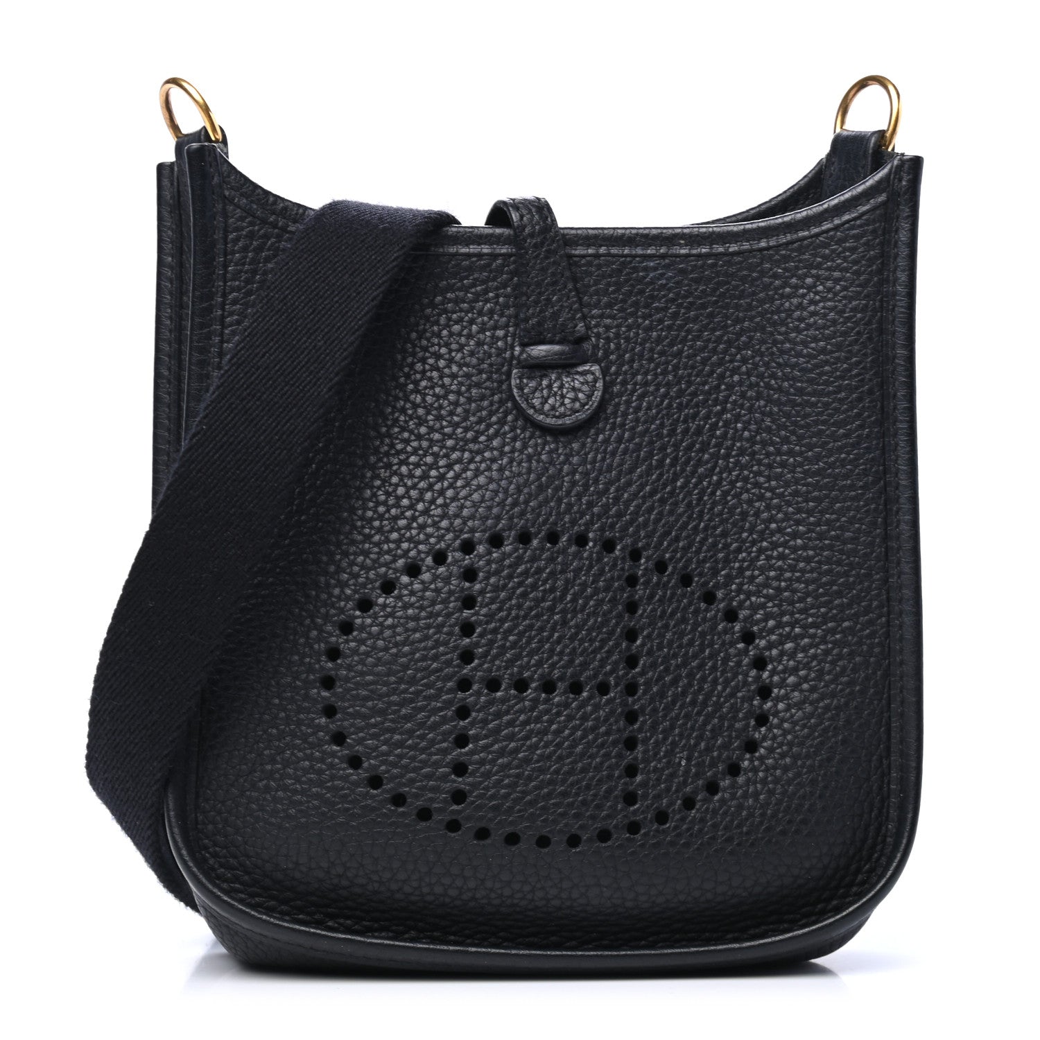 Hermes Taurillon Clemence Evelyne TPM Black 1 of 6