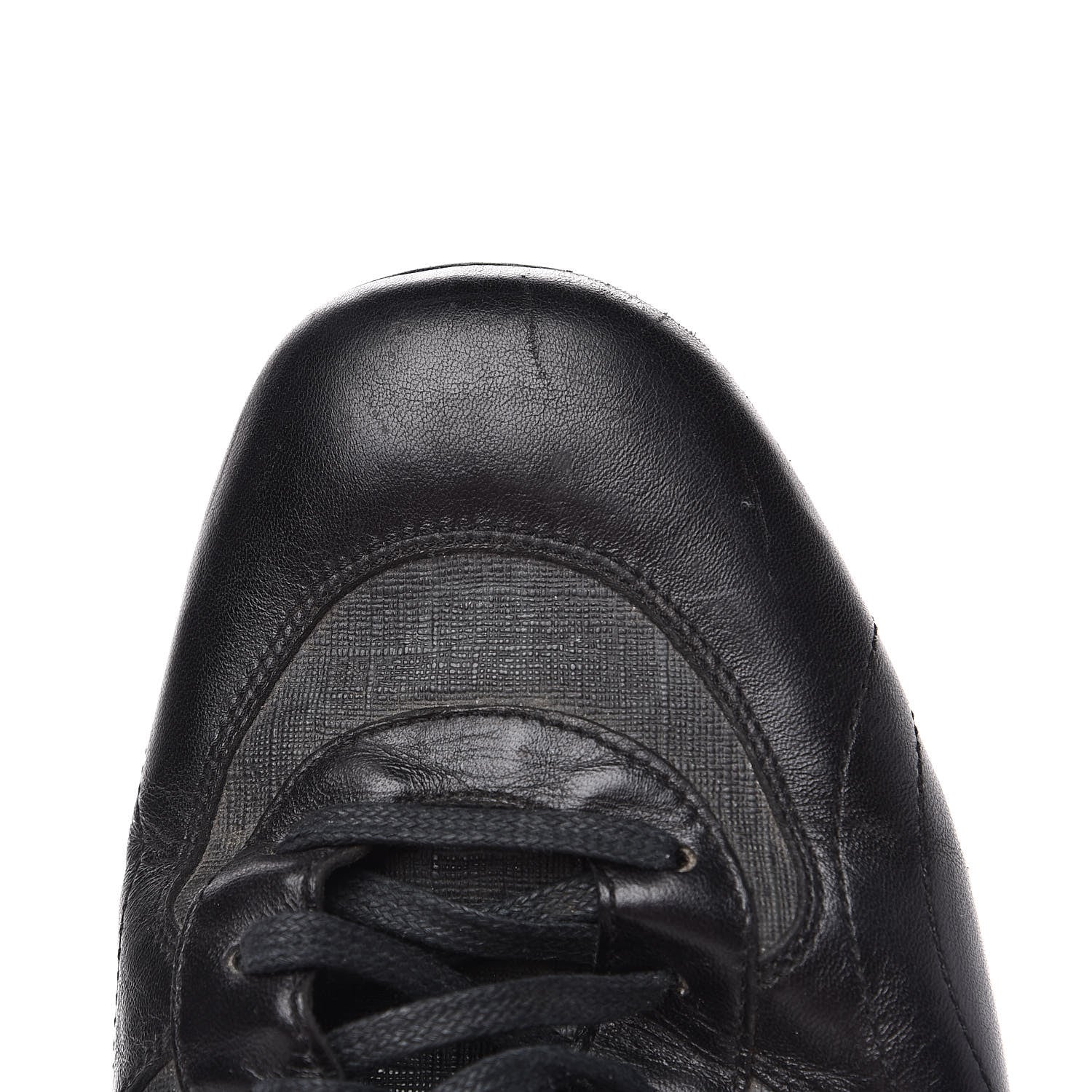 Gucci GG Supreme Monogram Mens Sneakers 10 Black 8 of 11