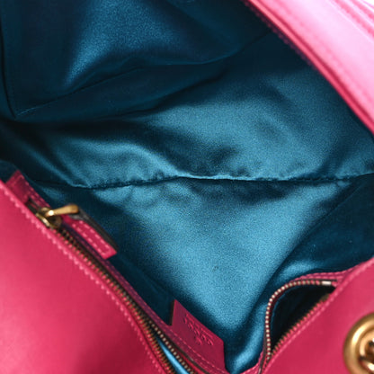 Gucci Velvet Matelasse Medium GG Marmont Shoulder Bag Light Raspberry Rose 4 of 9