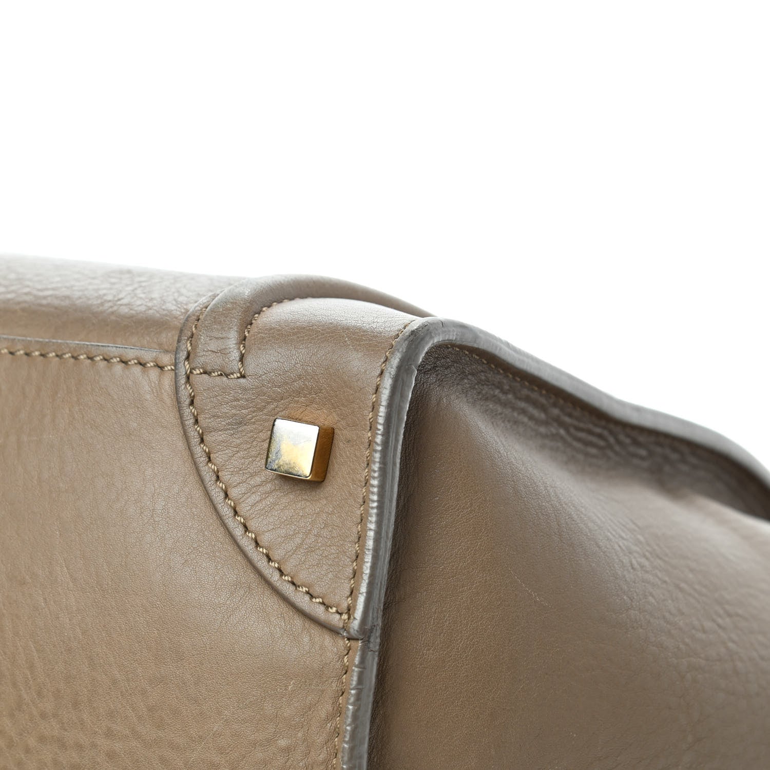 Celine Smooth Calfskin Mini Luggage Camel 10 of 13