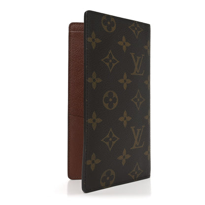 Louis Vuitton Monogram Porte Valeurs Checkbook Wallet 3 of 7