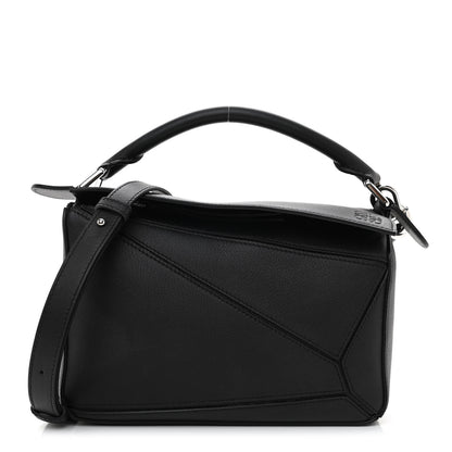 Loewe Calfskin Small Puzzle Bag Black 1 of 8