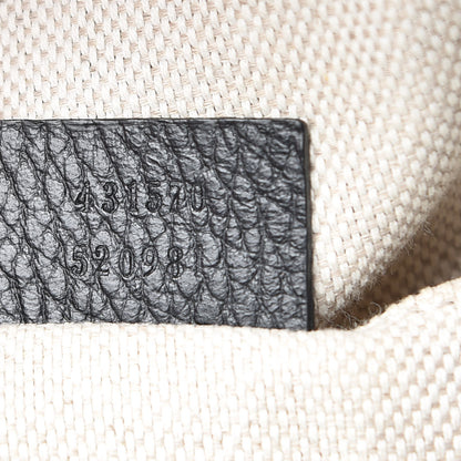 Gucci Pebbled Calfskin Soho Chain Backpack Black 8 of 10