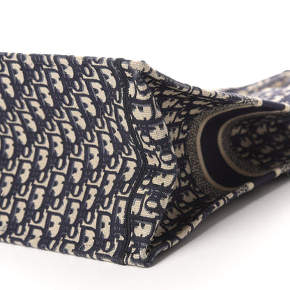 Christian Dior Oblique Book Tote Blue Multicolor 7 of 13